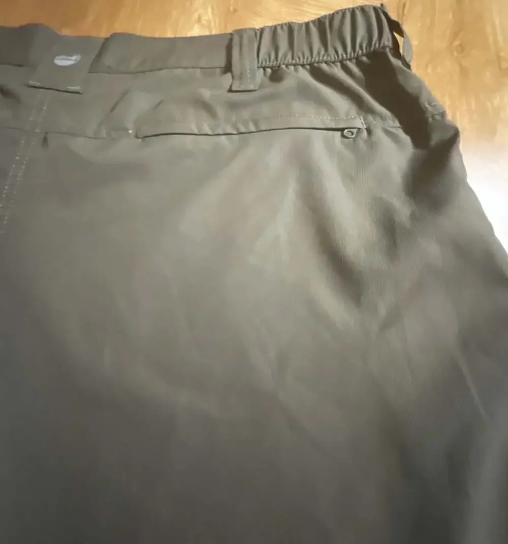 Wrangler Men's Performance Outdoor Utility Shorts with Side Elastic and Zipper P